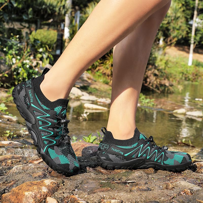 Image of Water Shoes Wide Toe Men Women Quick Drying Swim Beach Aqua Shoes for Water Sport Diving Hiking Sailing Travel