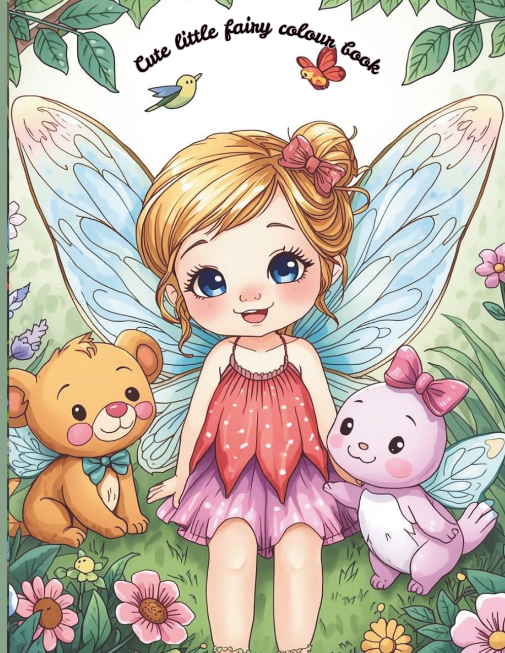 Cute little fairy colour book