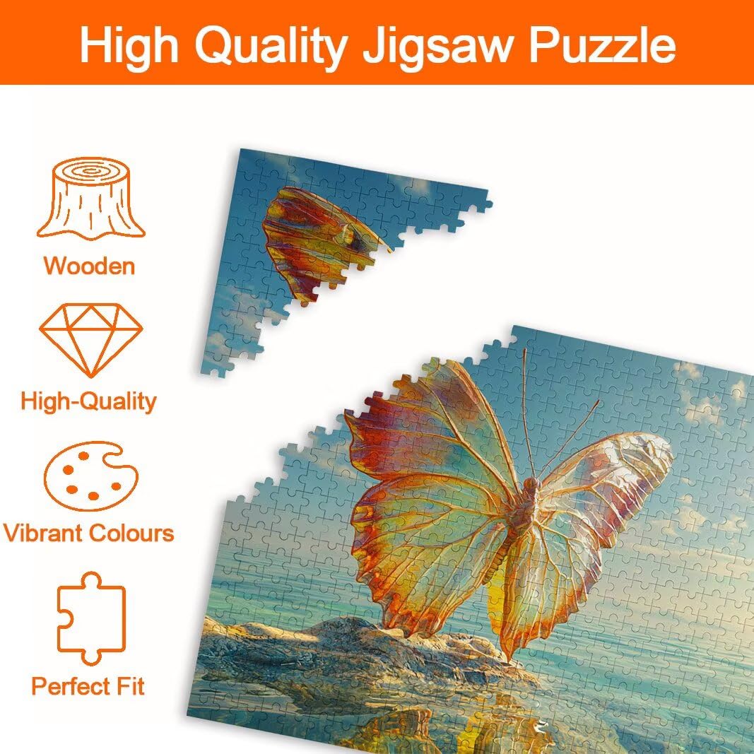 Puzzle Motyl Puzzle 2000 Pieces Puzzle na Prezent Kobieta -8962