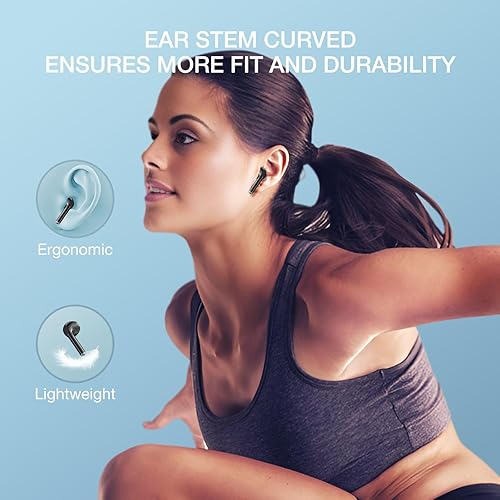 Miniatura 6 de Auriculares inalámbricos T11 para iPhone y Android con pantalla LED de alimentación para orejas pequeñas, tiempo de reproducción de 50 horas,