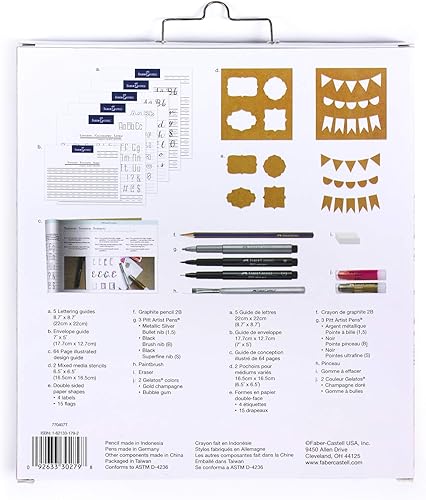 Miniatura 2 de Faber-Castell Kit de letras creativas - Letras a mano para principiantes
