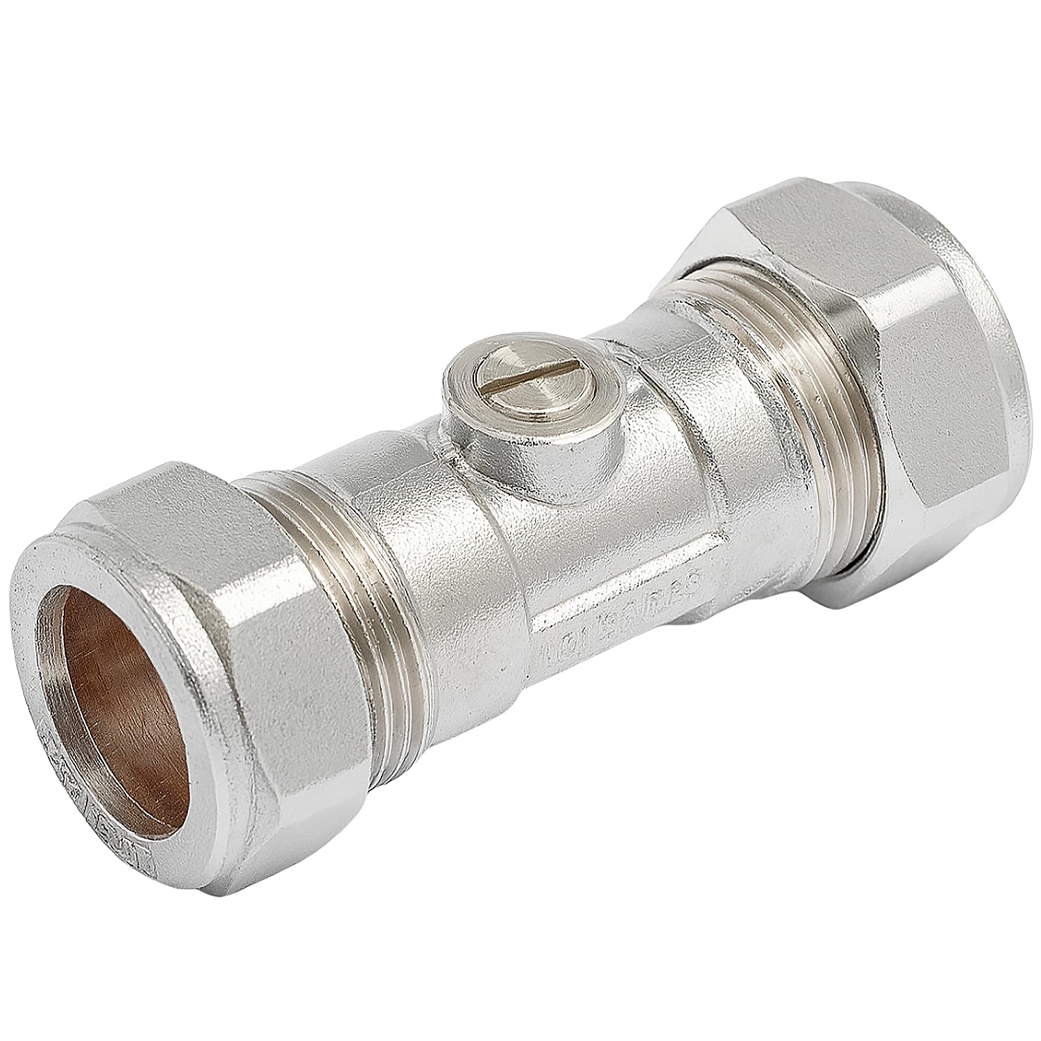 Westco 15mm Compression Low Pressure Chrome Isolating Valve