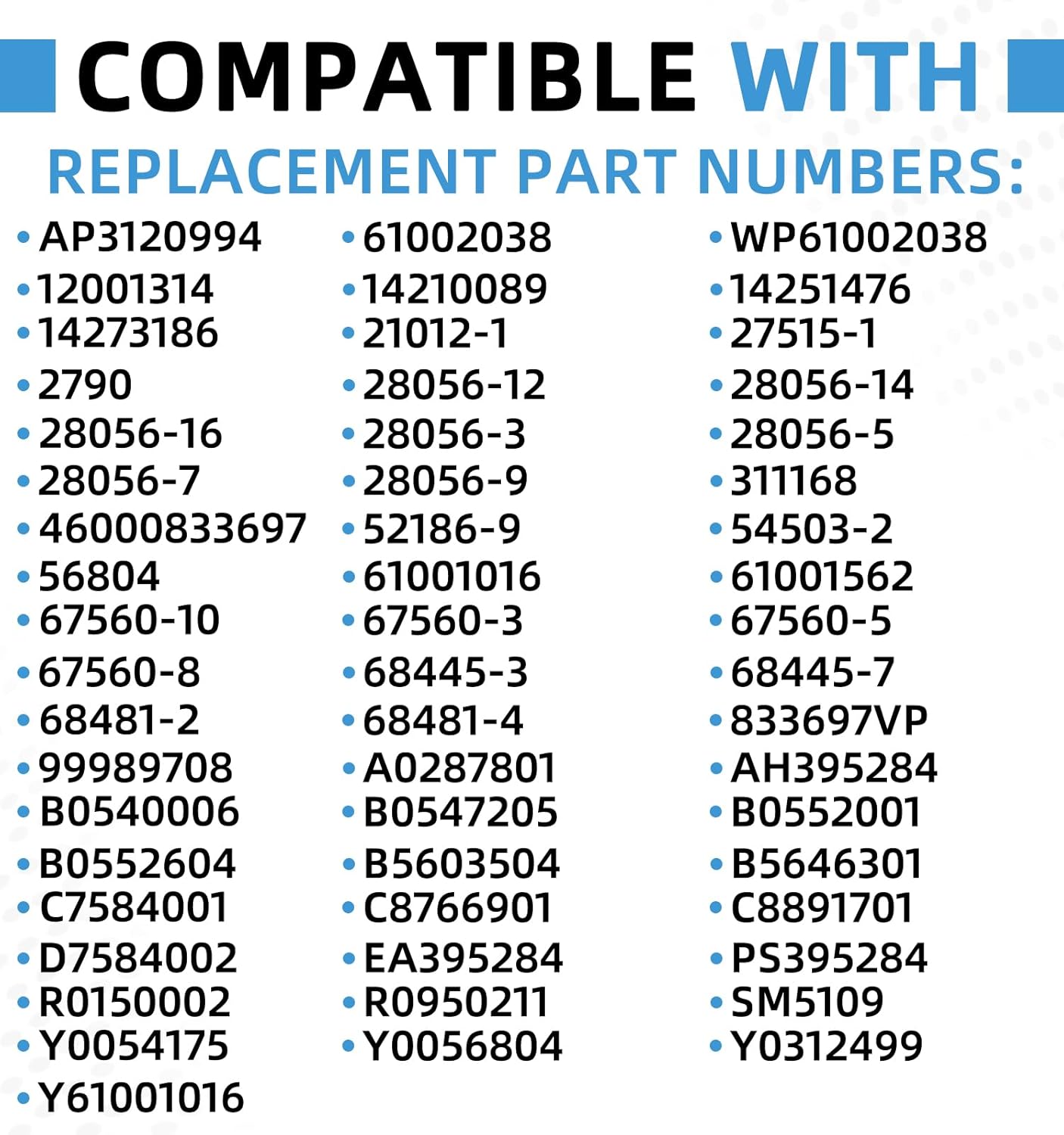 833697 WP5109 Refrigerator Condenser Fan Motor Compatible with Admiral Amana Caloric Crosley Estate Inglis Jenn Air Kenmore Whirlpool Replaces WR60X179 10884507 SM5109 WX4X990 W10822259