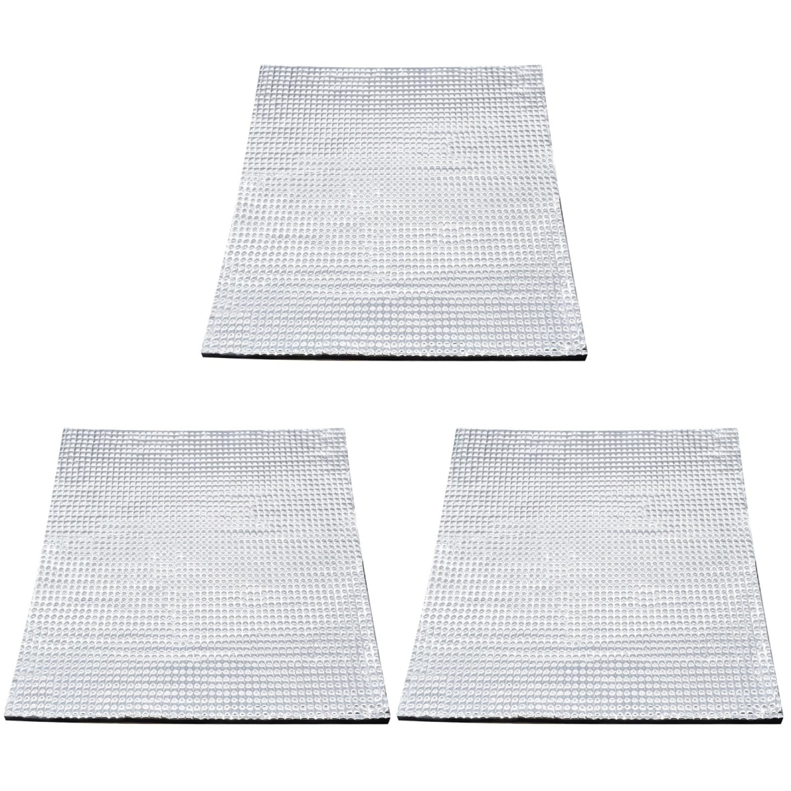 3 Pcs Silver Pet Heating Pad for Parrots Reptiles, Rabbits, and Small Animals
