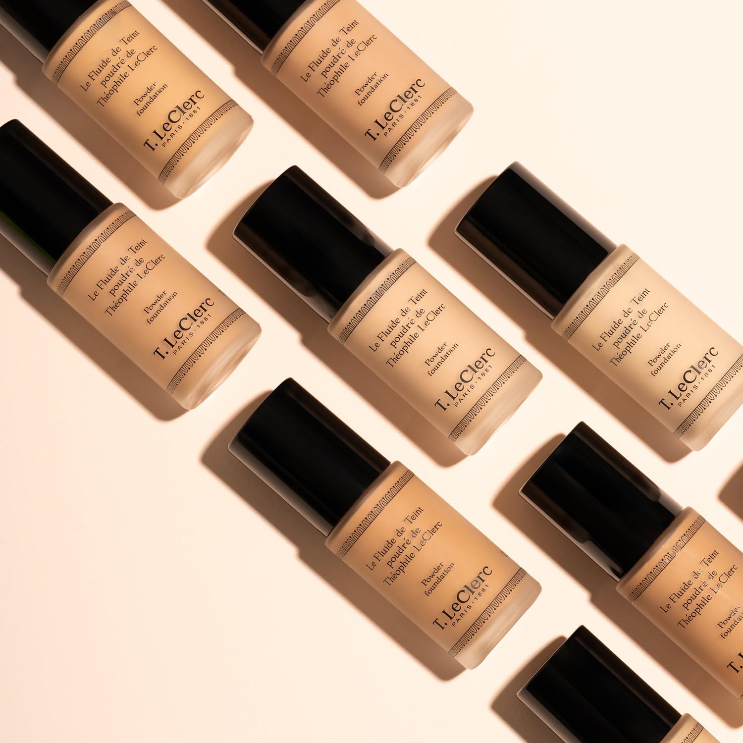 T. LeClerc – Puder-Teint, Farbton 02 Clair Rosé Matt, vegan, dermatologisch getestet