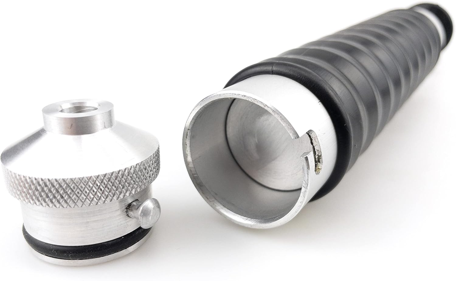 120 ml Aluminum Injector for Soft Plastic Plastisol Fishing Lure Mold Tackle DIY Making (Locking Nozzle)