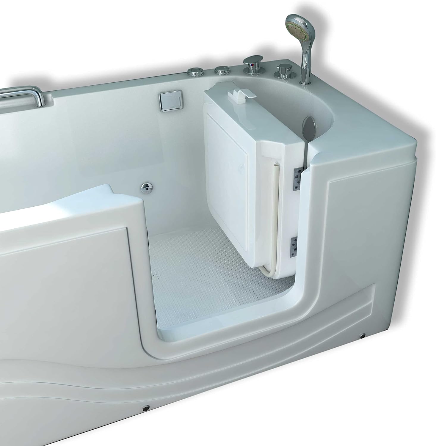 Whirlpool bathtub with door hydrotherapy Walk-in 60” x 30” 6 jets - Penny