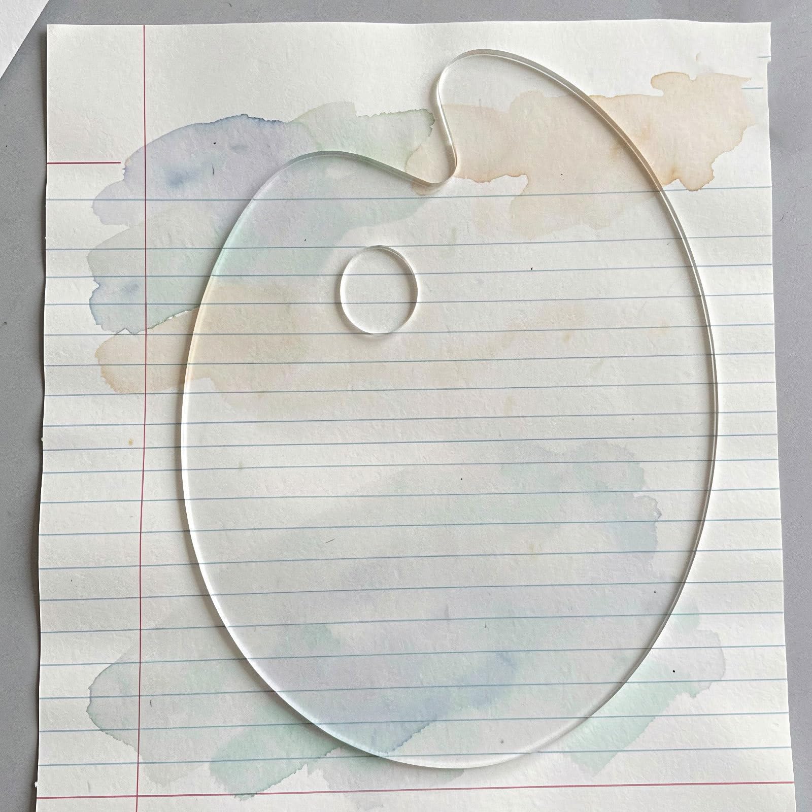 Zerodeko Palette de Peinture Acrylique 3 pièces avec Trou pour Le Pouce,