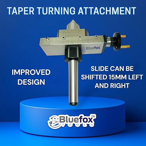Miniatura 2 de MT2 presenta el accesorio de torneado cónico con centro giratorio en vivo para máquinas de torno de 2MT | para contrapunto de torno fuera de ajuste,