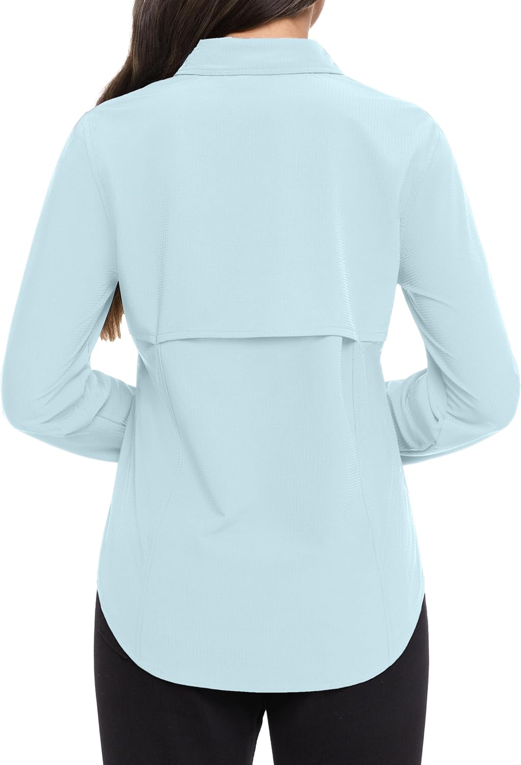 Women's Sun Protection Shirts Long Sleeve Quick Dry Lightweight Breathable UPF50+ for Hiking Fishing Travel Camping
