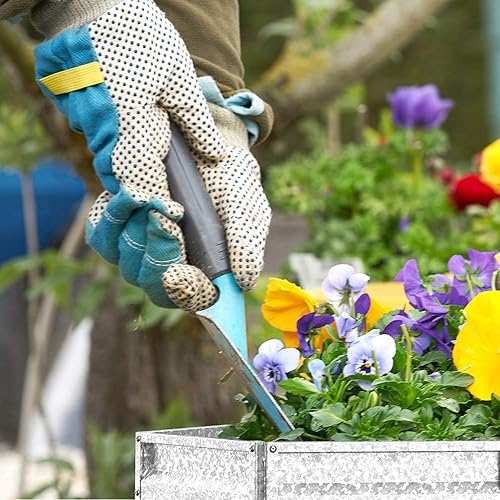 Miniatura 10 de Pure Garden Kit de cama de jardín elevada y soporte para plantas con hierro galvanizado ajustable para cultivar flores, verduras, hierbas, 23.5