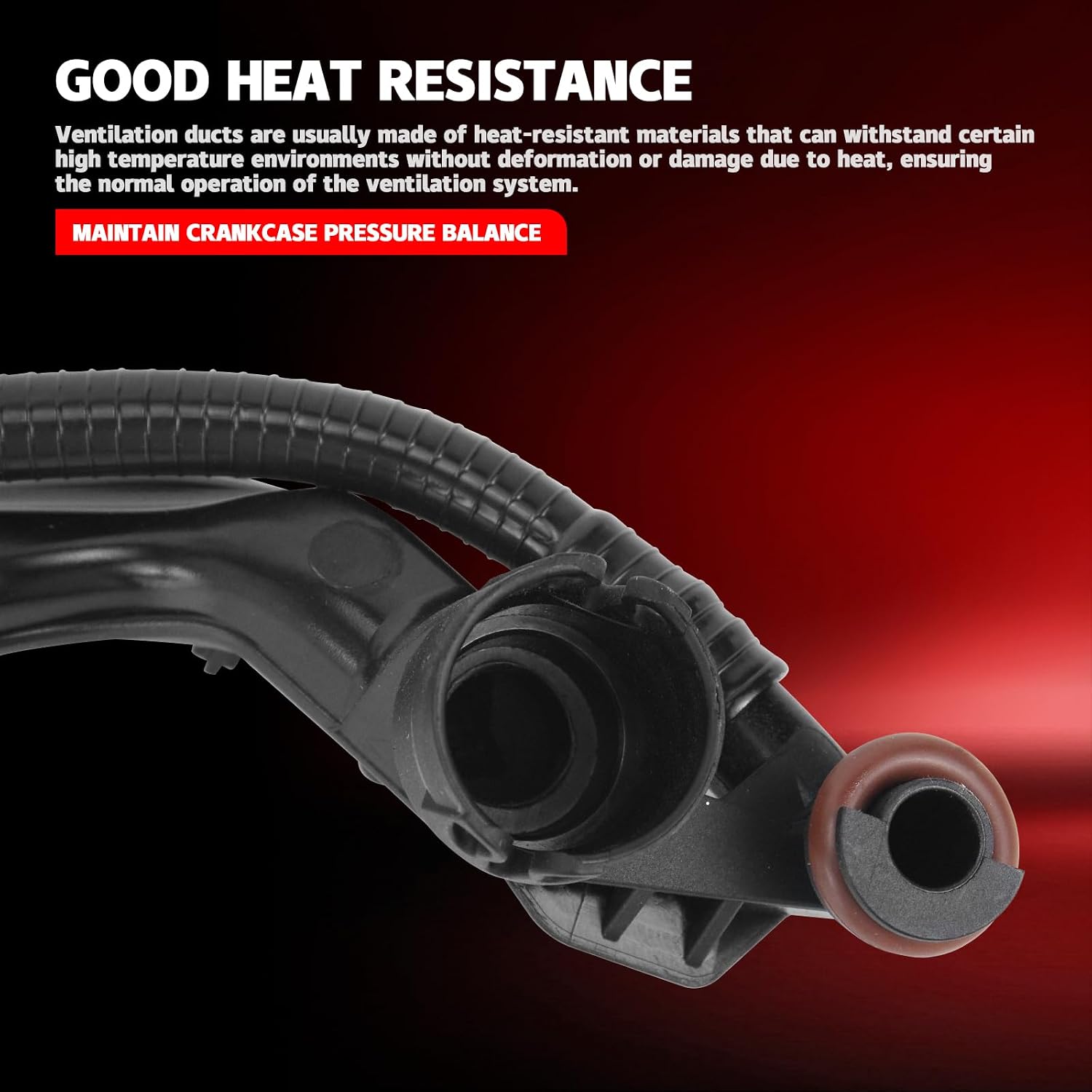 Engine ventilation pipe for Mercedes-Benz CLS400, CLS320, C43AMG, E43AMG, E400, E320 GLE400, GLE320, GLE450, ML400, R400, S400, S450 Reat # 2760182300