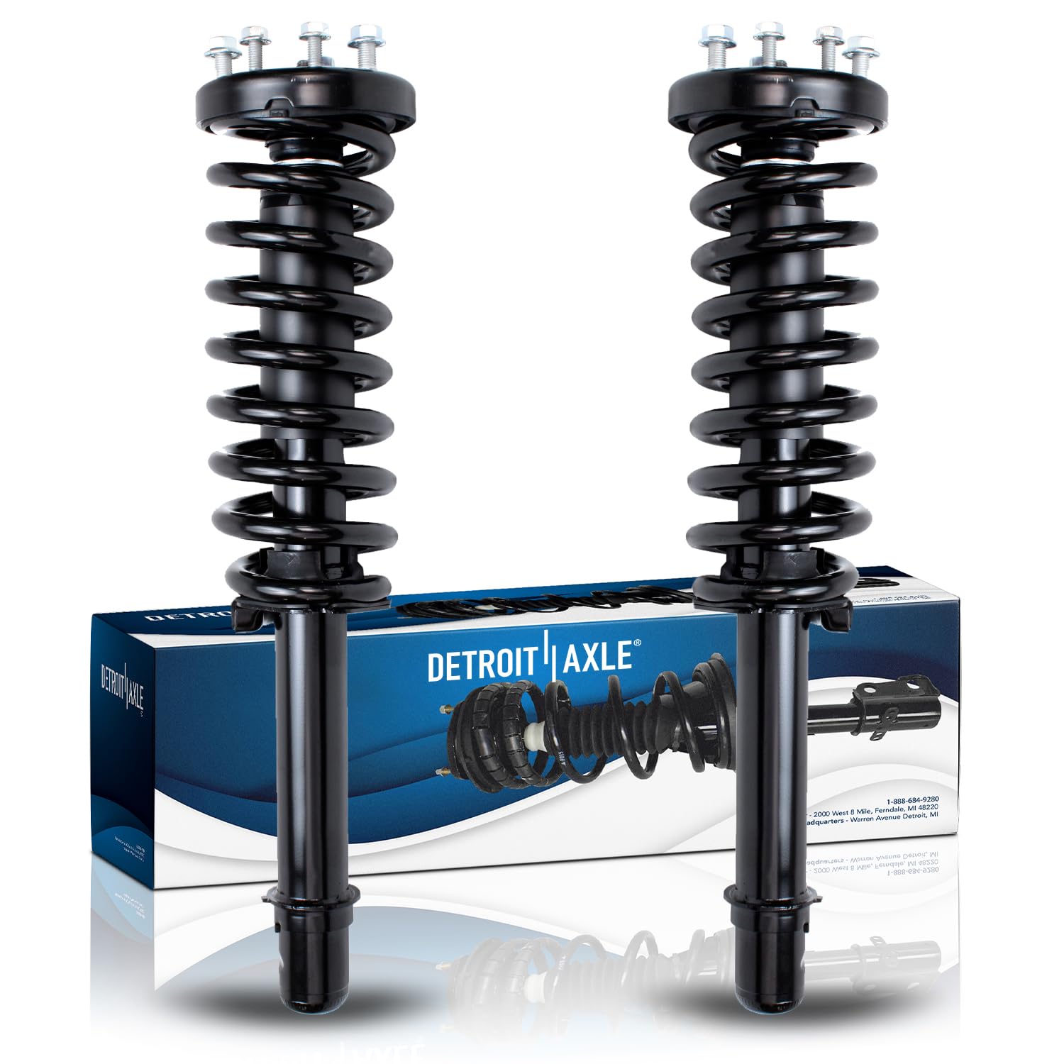 Detroit Axle - 2 Front Struts for 2003-2007 Honda Accord