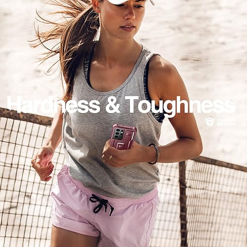 Vista 30 de Dexnor Funda para Samsung Galaxy S21 Ultra, [Protector de pantalla y soporte integrados] Protección de grado militar resistente a prueba de golpes