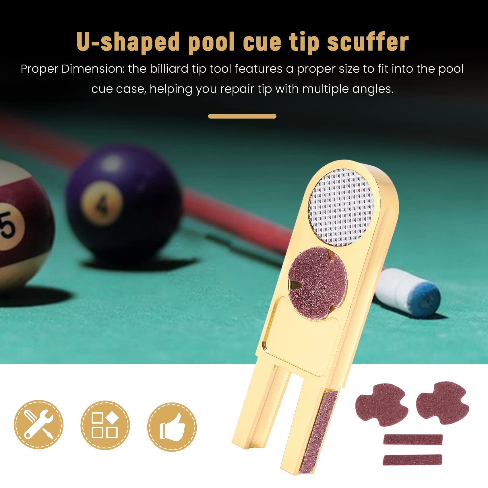 Perfeclan Elektrische Queue-Spitzen Werkzeug - Professionelle Billard Reparatur