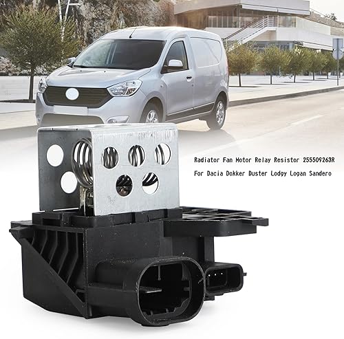Miniatura 5 de Topteng Resistencia de relé del motor del ventilador del radiador de coche 255509263R se adapta a DACIA DOKKER 2012+, LODGY 2012+, SANDERO 2012+,