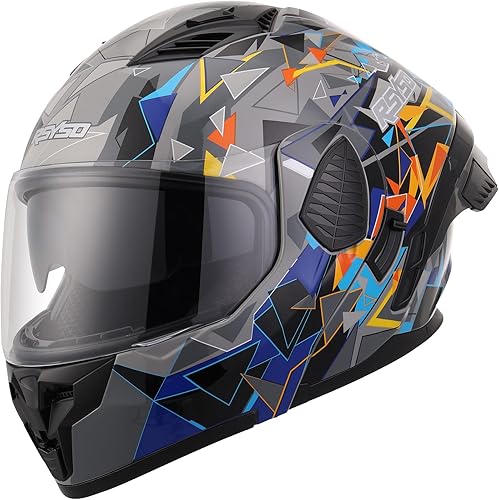 Miniatura 1 de DOT - Casco modular de motocicleta de cara completa, aprobado por DOT, abatible, doble visera, motocicleta, carreras, bicicleta de calle, casco