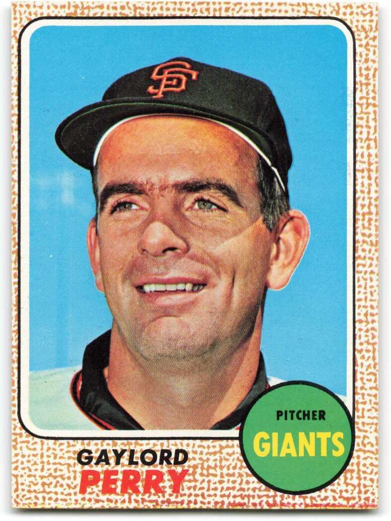 Baseball MLB 1968 Topps #85 Gaylord Perry Giants