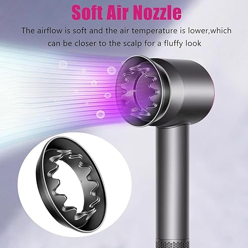 Miniatura 19 de Boquilla suavizante Herramientas Accesorio para Dyson Secador de Pelo Supersónico HD01 HD02 HD03 967715-01