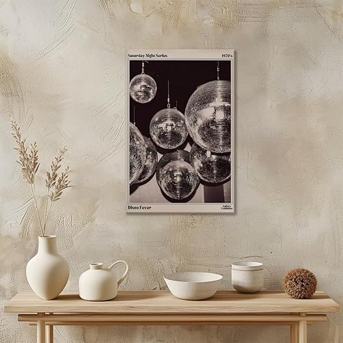 Miniatura 4 de Arte de pared de periódico retro de los años 70, pósteres vintage en blanco y negro, impresiones de lienzo estéticas de moda, arte de carrito de bar