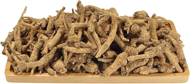 Ginseng Roots with Tray 3 Year Old American Grown Cultivated for Soups and Teas - Medium Root - 100-160 pcs - 16 oz