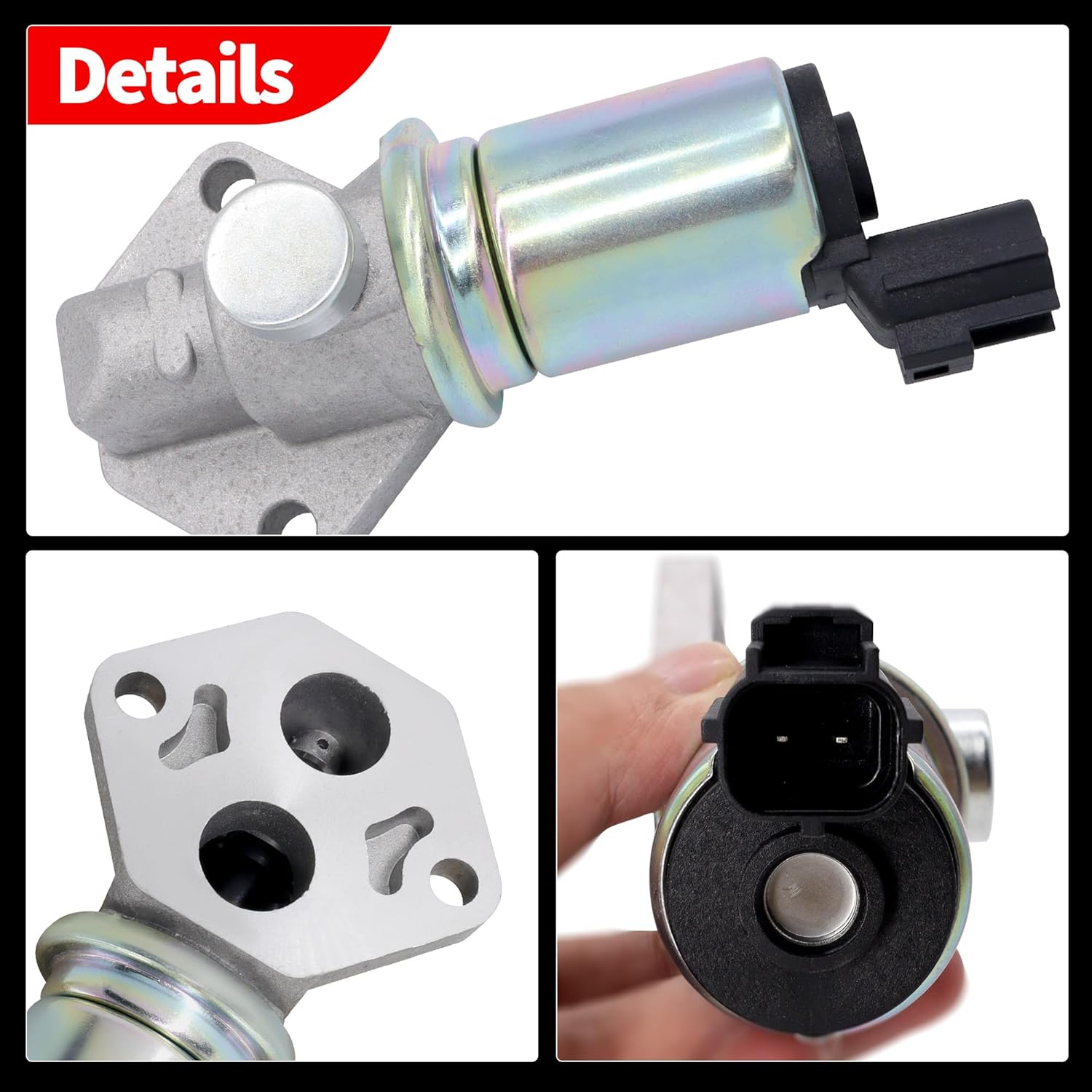 HiSport Fuel Injection Idle Air Control IAC Valve Compatible with Ford Expedition Explorer F-150 F-250 Taurus Mercury Sable Ranger 1997-2002 1U7Z-9F715-AA AC158 AC502 Replacement Part