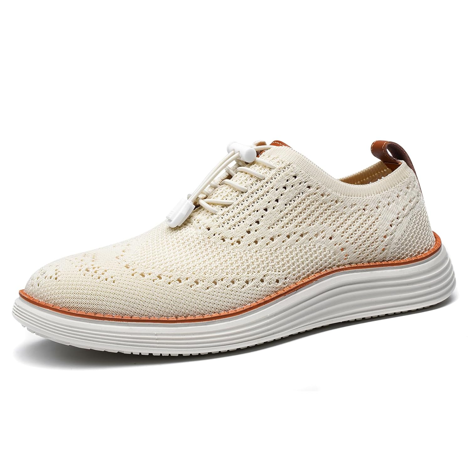 Mens Lightweight Casual Sneakers Dress Oxfords Business Walking Shoes Loafers Comfortable Breathable Mesh Arch Support