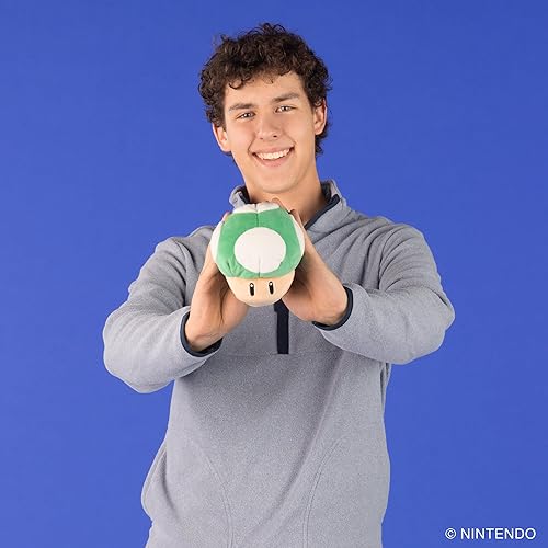 Miniatura 9 de Club Mocchi Mocchi - Peluche de Nintendo Super Mario, peluche de hongo, peluches blandos coleccionables, 6 pulgadas