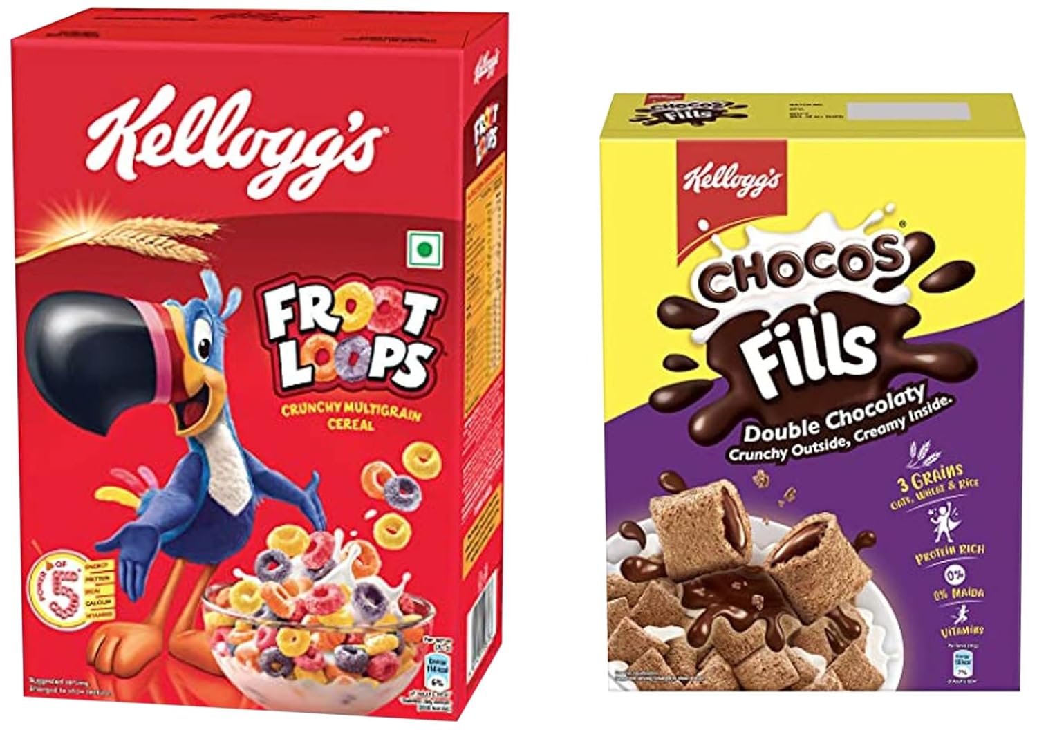 Kellogg #39 s Chocos Fills Double Chocolaty Anytime Snack 250G New Kellogg #39 s Chocos Fills Double Chocolaty Anytime Snack 250G New