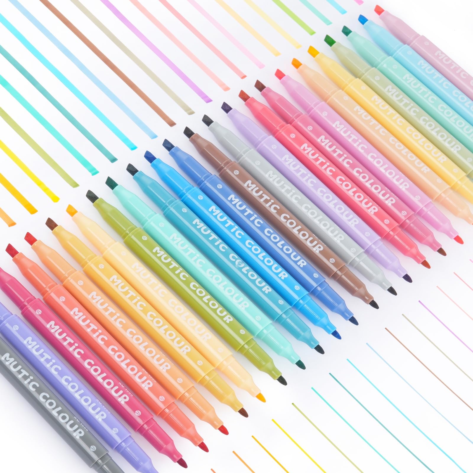 Juego de resaltadores pastel, 24 colores retro únicos, resaltadores de colores surtidos, doble punta de secado rápido y punta fina que no se corre para diarios bíblicos, planificadores