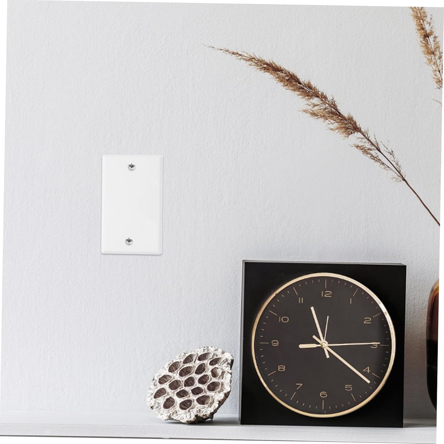Artibetter 10pcs Electrical Outlet Cover Switch Plates and Outlet Covers Abs Material Easy Installation