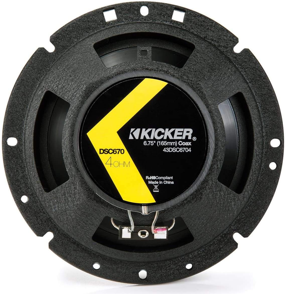 Malita VW Polo Amélioration du Haut-Parleur de la Porte arrière Haut-parleurs Kicker 6.5" 17cm + Adaptateur Pods 240W