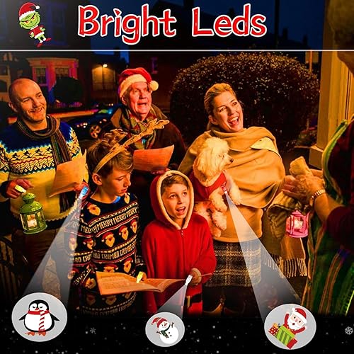 Miniatura 5 de Recuerdos de fiesta de Navidad, 36 piezas de luces LED para dedos, suministros de fiesta, juguetes de Navidad que brillan en la oscuridad, a granel