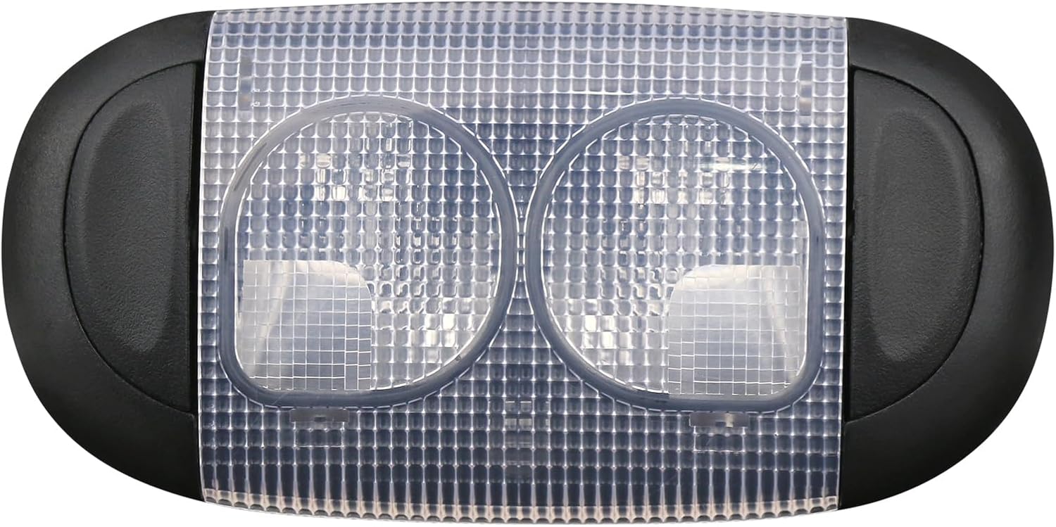 APPERFiT 1QN65XDVAB 68086904AA Dome Light Lamp w/Lens for Interior Overhead Roof Compatible with 2011-2018 Jeep Wrangler JK JKU Interior Map Reading Light Accessories Parts 1QN65DX9AB