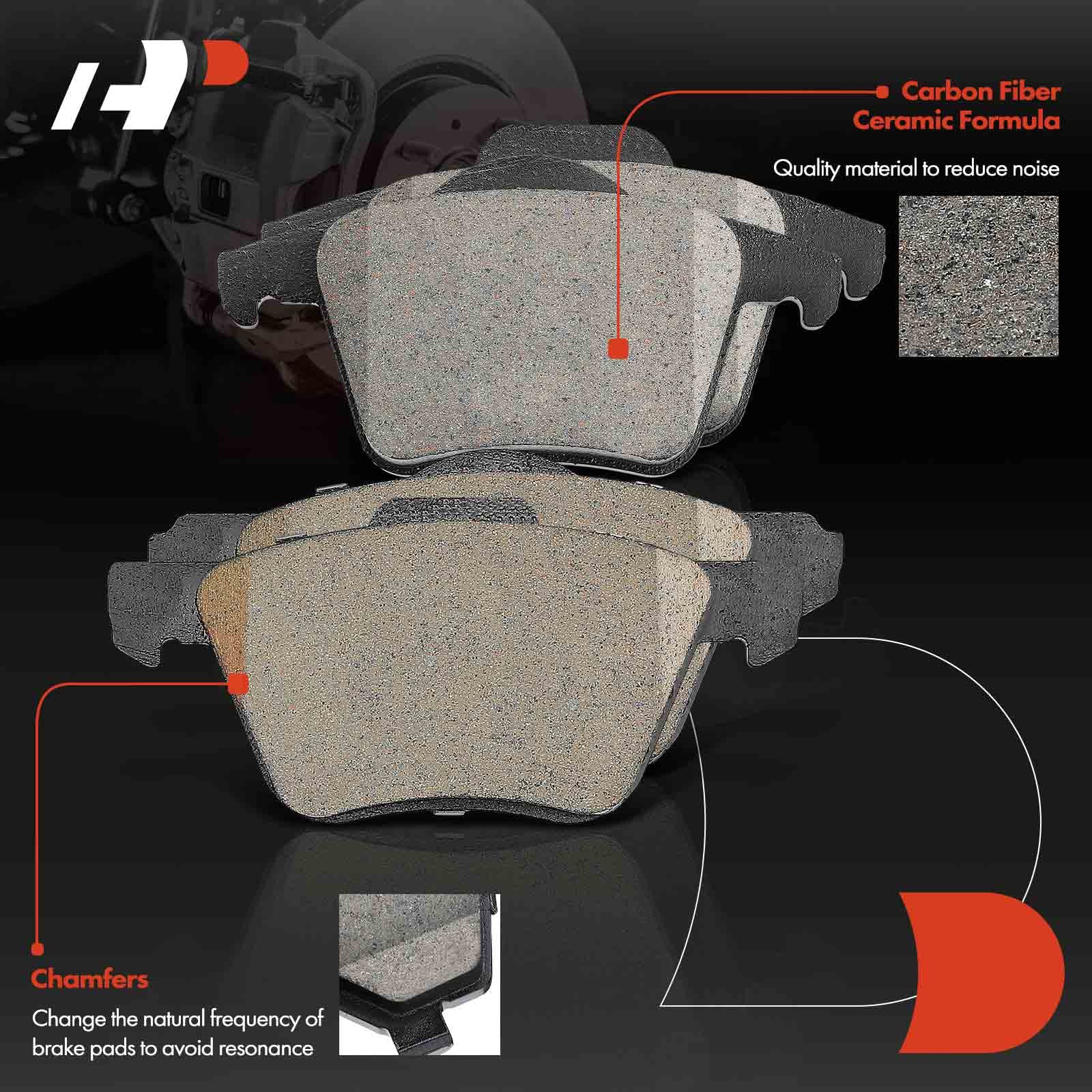Dsc Brake Pad Set-5000 Euro Ceramc Brake Pads and Hardware Kt DFC for sale onlne | eBay
