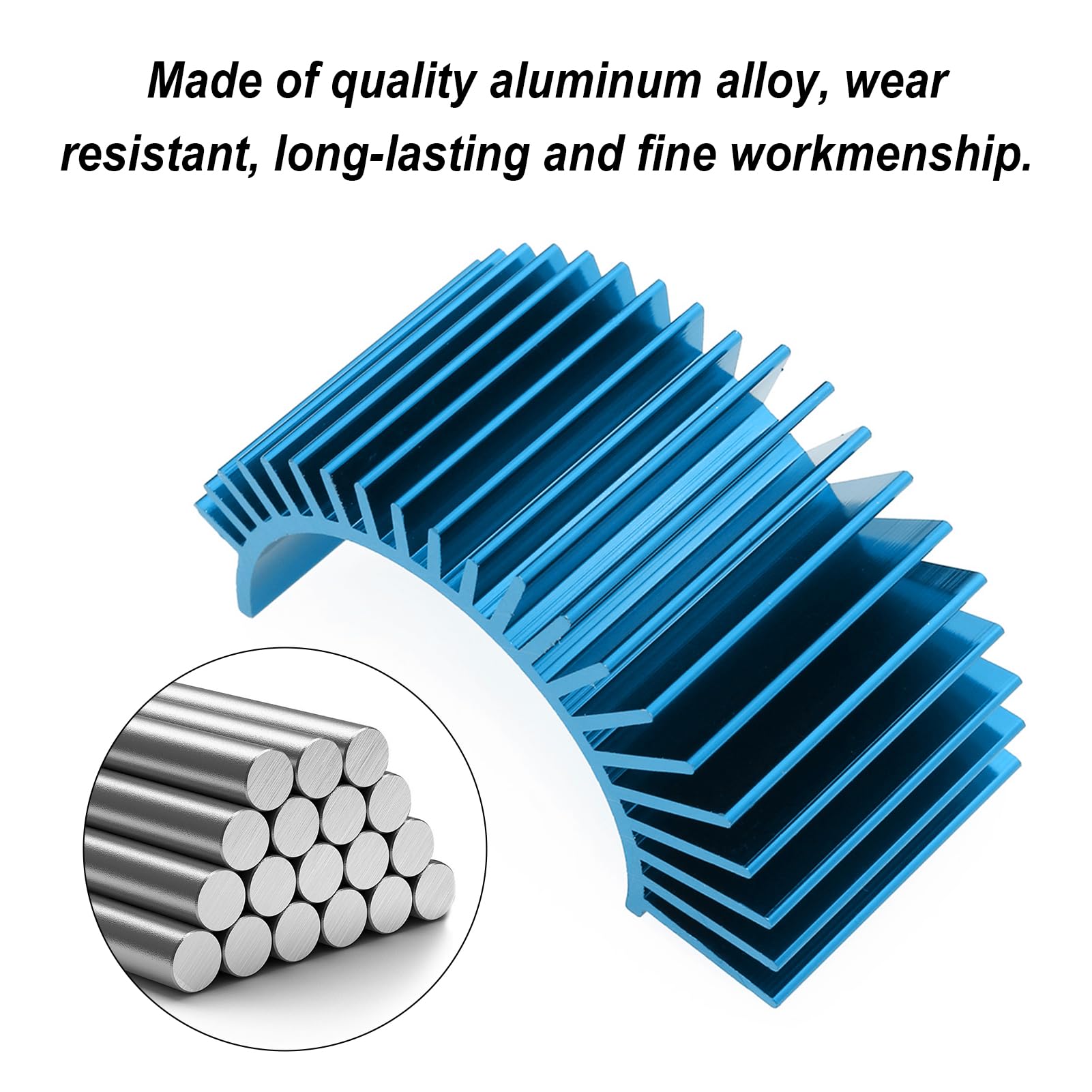 G.P.M. Aluminium Motor Heat Sink Mount | 25 Mm | Für 1/10 540 & 360 Motoren | 1 Stück In Rot