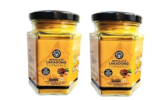 Bon Organo High Curcumin (10-12%) Lakadong Turmeric Powder 250gms | Sourced from Meghalaya (125 * 2 Units))