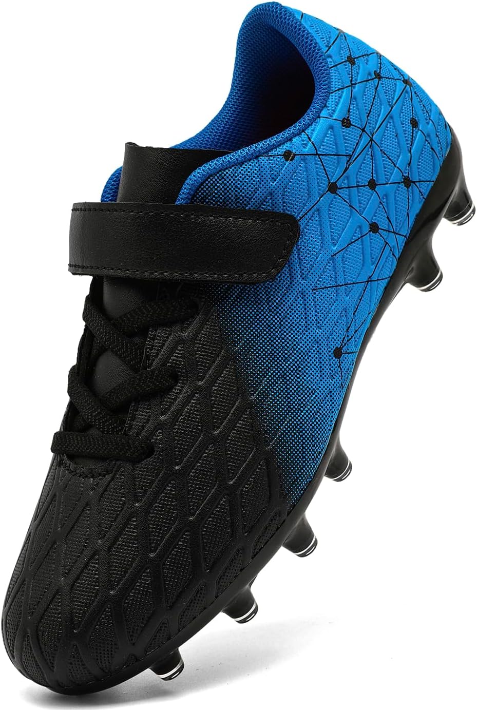 Boys Soccer Shoes Kids Girls Firm Ground Cleats Astro Turf Trainers Football Boots Spikes Outdoor Sneakers Athletic Sport Shoes Teenager Professional Football Shoes