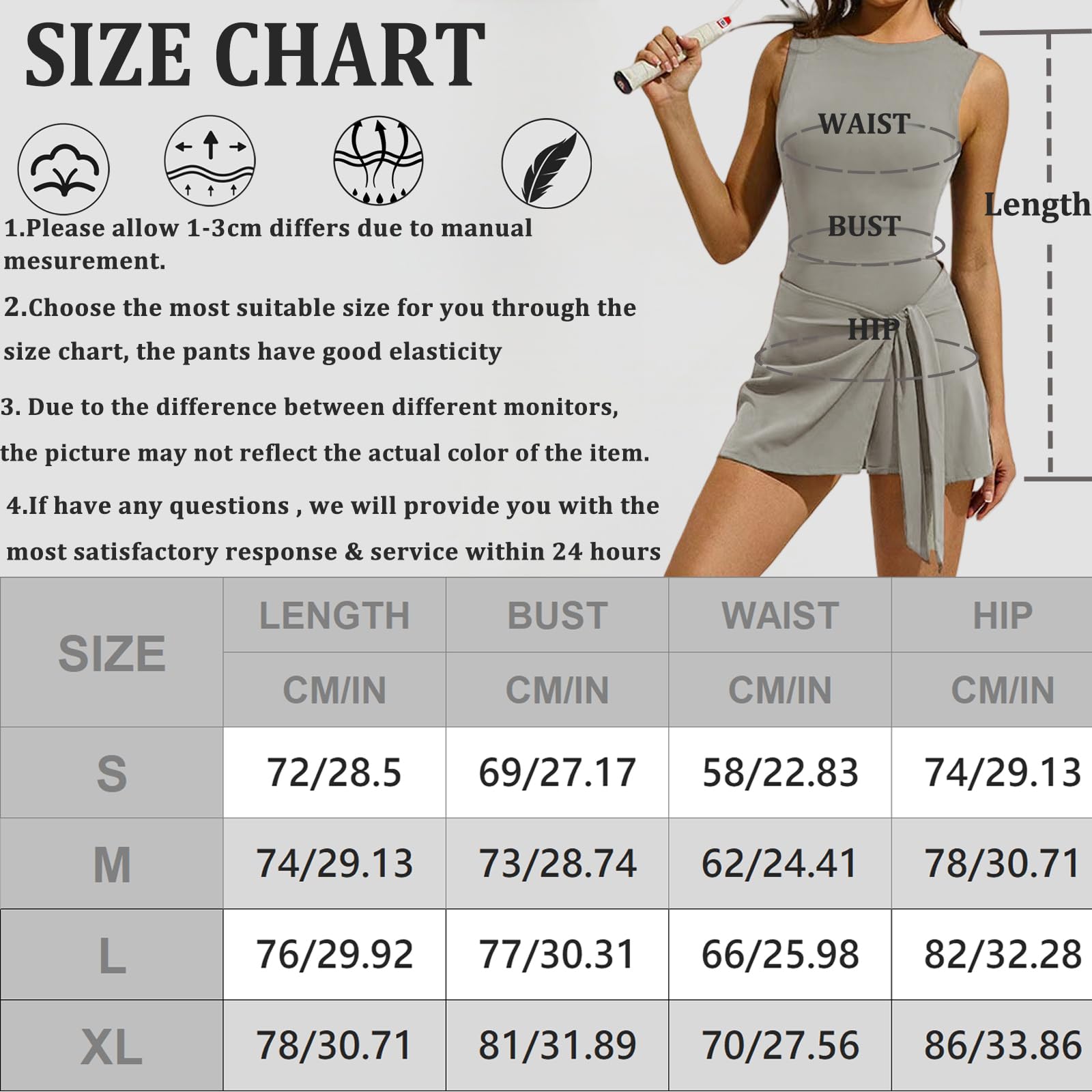 Vestidos de Tenis para Mujer Vestido de Entrenamiento de Golf 2 en 1 Mujer sin Mangas Athletic Dress Verano Vestido Deportivo