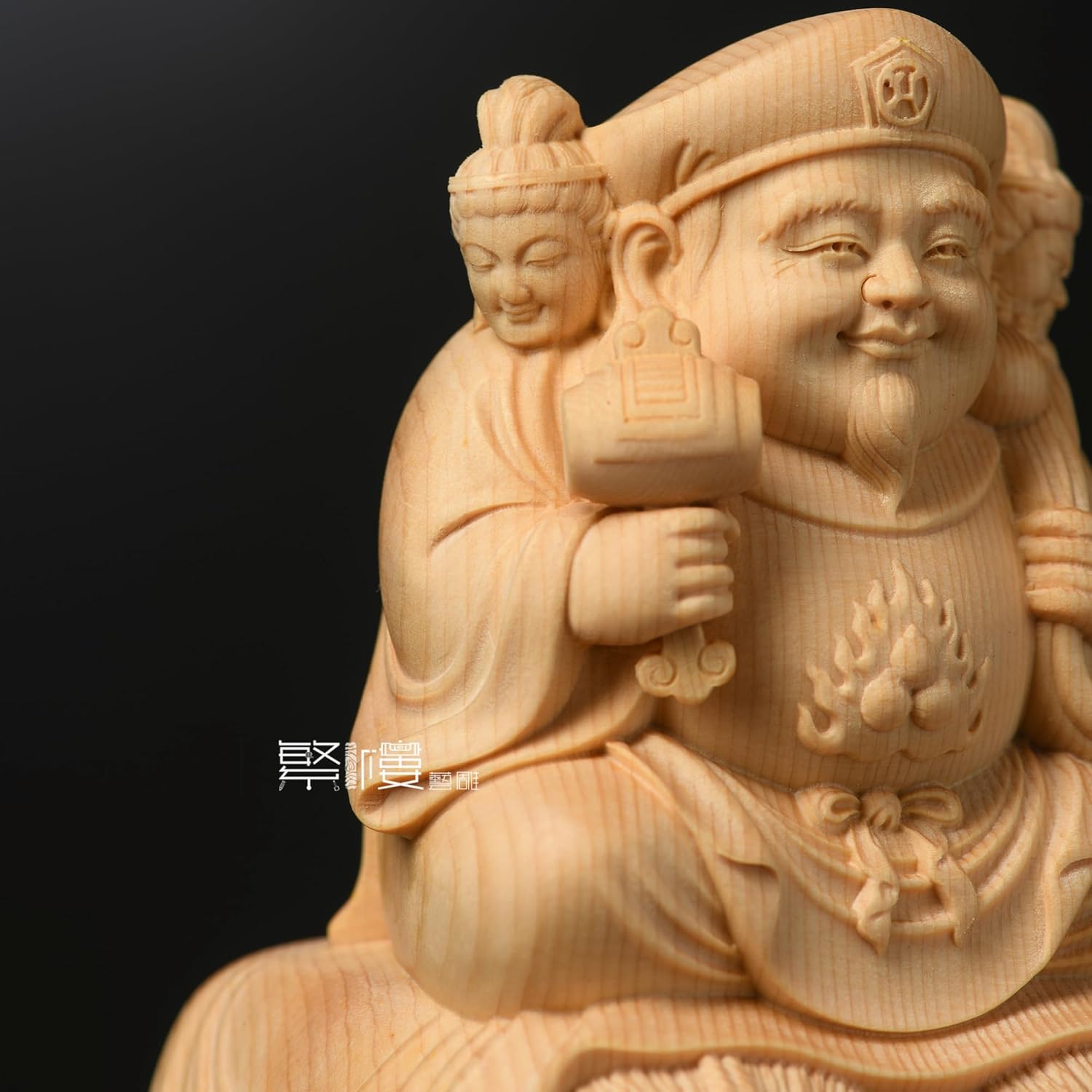 繁樓藝雕 三面大黒天 仏像 七福神 開運招福 商売繁盛 無病息災 福徳 福運