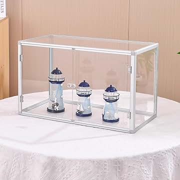 Amazon.co.jp: アクリルケース 両開き扉付き透明アクリル製