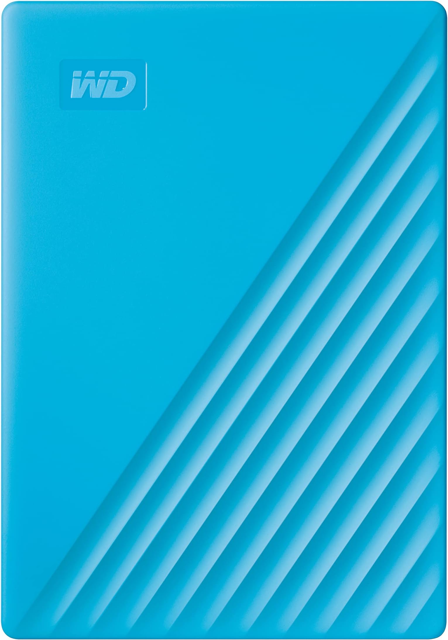 Western Digital WD 2TB My Passport Portable Hard Disk Drive, USB 3.0 with Automatic Backup, 256 Bit AES Hardware Encryption,Password Protection,Compatible with Windows and Mac, External HDD-Blue