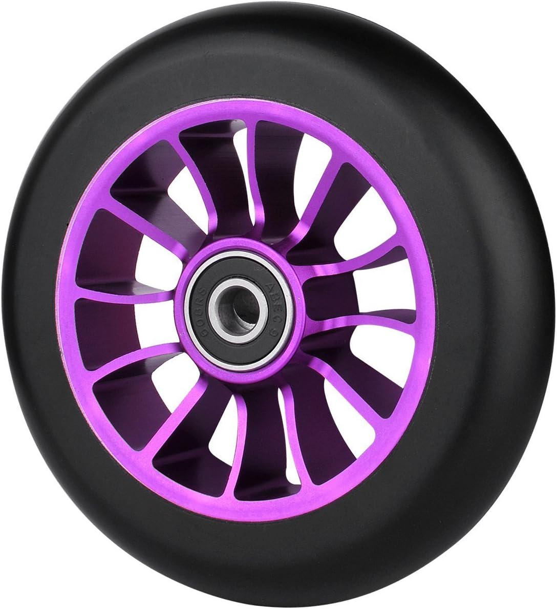 5 wisdoms Pro Stunt Scooter Wheel 110mm Replacement Wheel with ABEC-9 Bearing-1 PCS