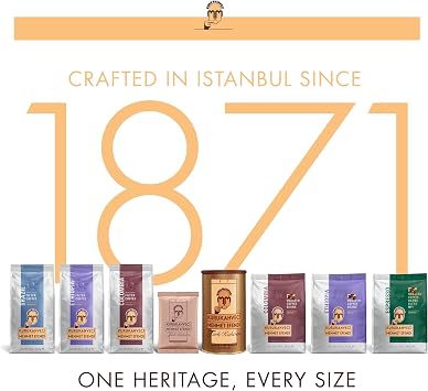 Kurukahveci Mehmet Efendi Türk Kahvesi 100g | Cezve, Zengin Aroma, Orta, Vegan, Glutensiz, 1871'den Beri Otantik Türk Kahvesi Geleneği için İnce Kavrulmuş Öğütülmüş Kahve