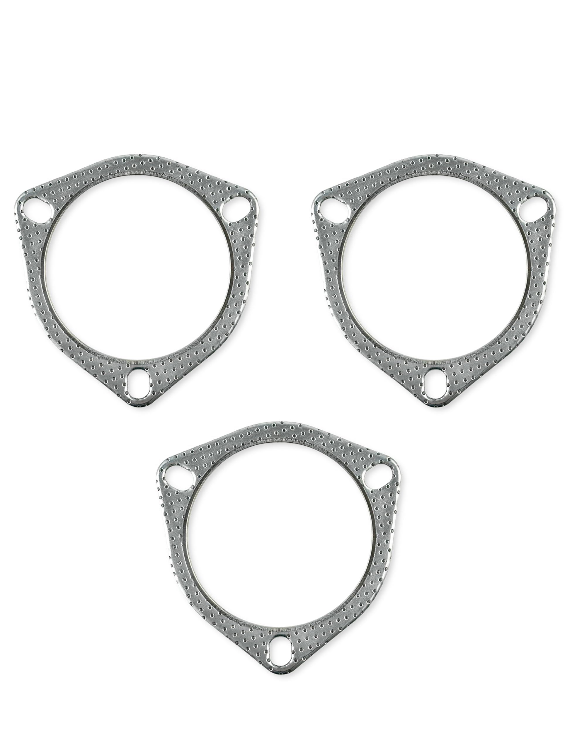 YAMAKATO 3.5in 3-Bolt Exhaust Gasket w/Fire Ring High-Temp Muffler Gasket 120-08930-0002 TN (3-PACK)