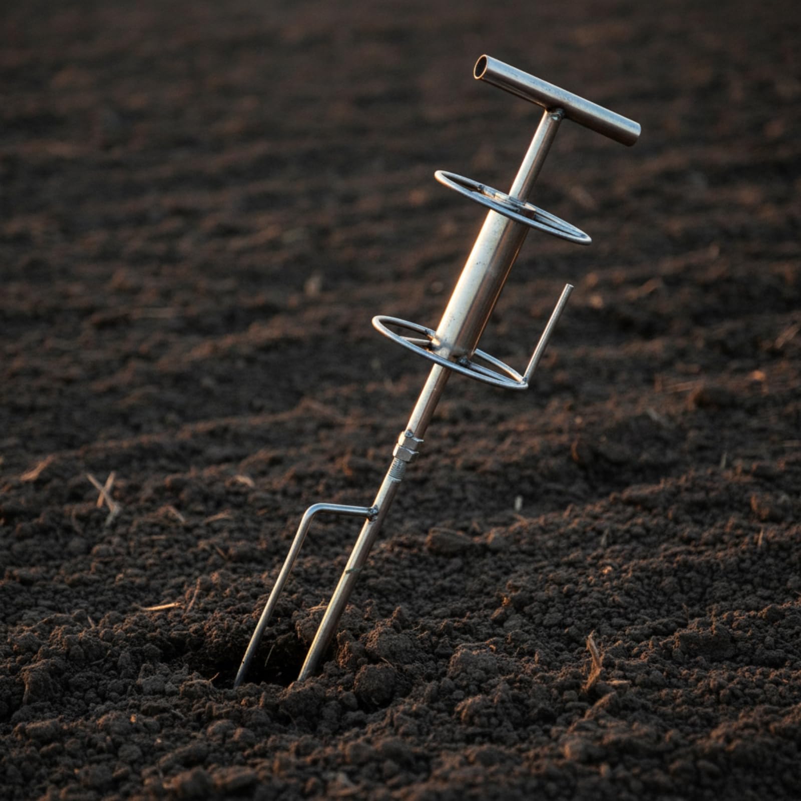 Guía Metálica para Tubo Jardín