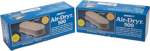 Davis Instruments Air-Dryr 500 Dehumidifier Bundle (2 Pack) Quiet Boat