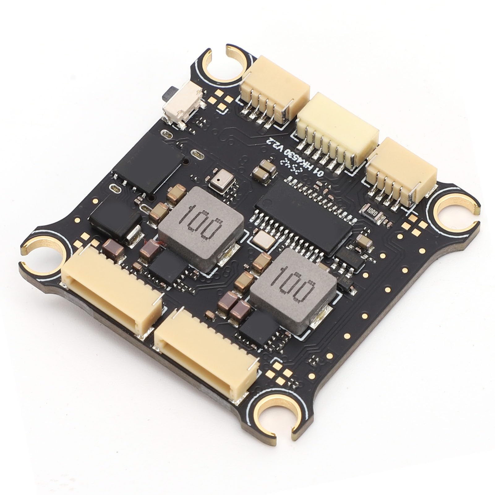 POENVFPO Kontroler Lotu, Główny Kontroler STM32F405RET6, Czujnik Prądu Barometru IMU ICM42688, Podwójny BEC OSD, Programowalne Efekty LED, Rejestrator Danych Lotu CVR 16M, do Wyścigów