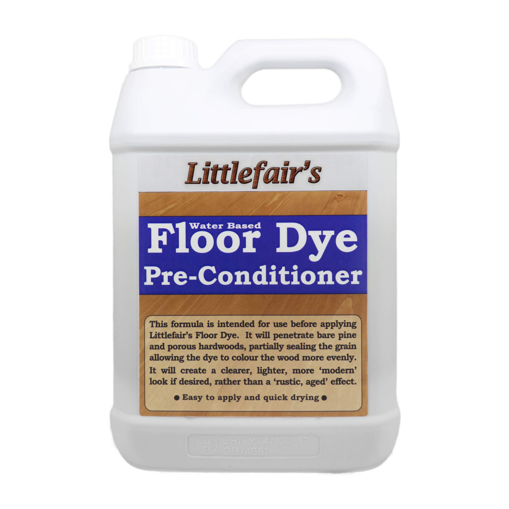 B&Q - Wood Floor StainPre-Conditioner 2.5 LtrLittlefair's