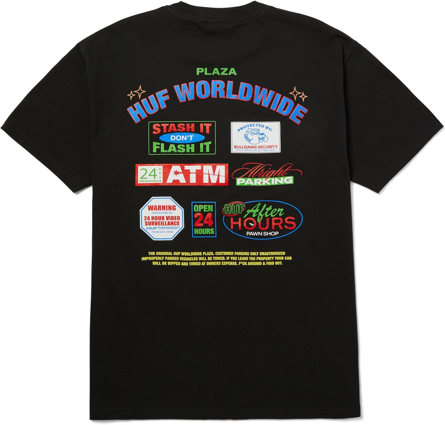 HUF Promo Short Sleeve Tee | Mens T-Shirt, Streetwear, Oversized, Graphic Tee - Image 2